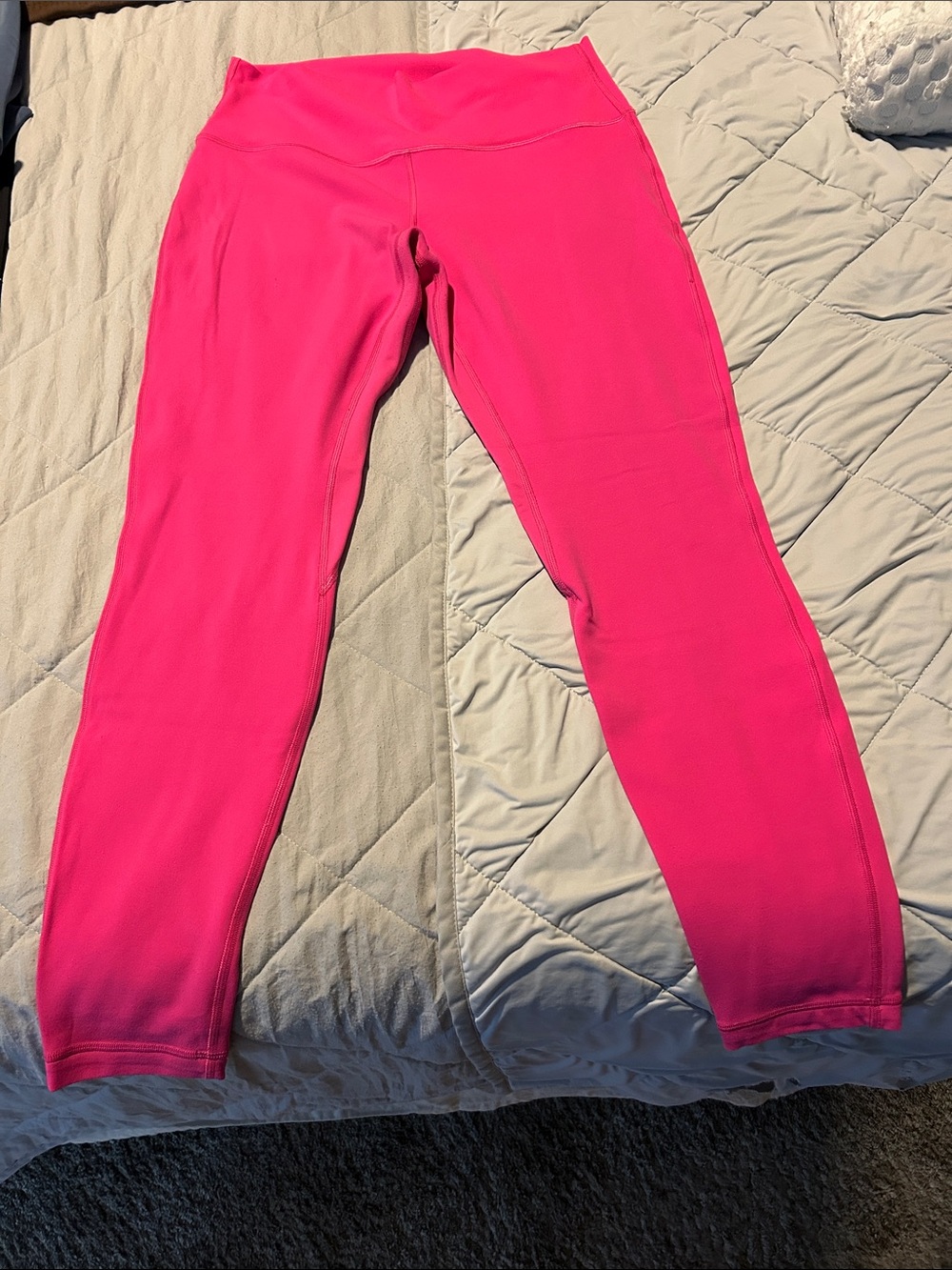 Lulu Hot Pink Active Leggings
